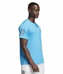 Pánske tričko adidas Club 3-Stripes Light Blue