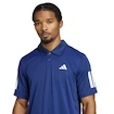 Pánske tričko adidas  Club 3 Stripes Polo Dark Blue