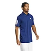 Pánske tričko adidas  Club 3 Stripes Polo Dark Blue