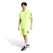 Pánske tričko adidas  Club 3 Stripes Polo Lucid Lemon
