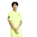 Pánske tričko adidas  Club 3 Stripes Polo Lucid Lemon
