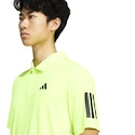 Pánske tričko adidas  Club 3 Stripes Polo Lucid Lemon