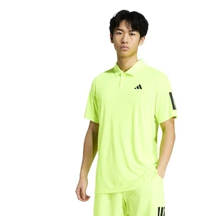 Pánske tričko adidas  Club 3 Stripes Polo Lucid Lemon