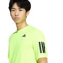 Pánske tričko adidas  Club 3 Stripes Tee Lucid Lemon