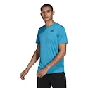 Pánske tričko adidas  Club 3STR T-Shirt Sonic Aqua