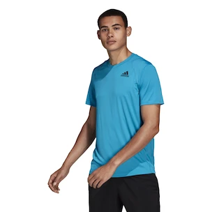 Pánske tričko adidas  Club 3STR T-Shirt Sonic Aqua