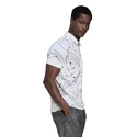 Pánske tričko adidas  Club Graphic Polo White