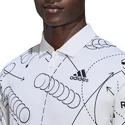 Pánske tričko adidas  Club Graphic Polo White