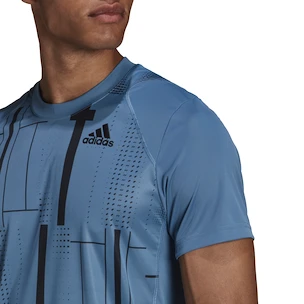 Pánske tričko adidas  Club Graphic Tee Blue