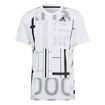 Pánske tričko adidas  Club Graphic Tee White