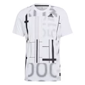 Pánske tričko adidas  Club Graphic Tee White