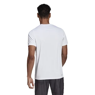 Pánske tričko adidas  Club Graphic Tee White