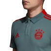 Pánske tričko adidas Cotton Polo FC Bayern Mníchov šedej