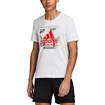 Pánske tričko adidas  Fast GFX white