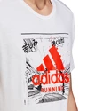 Pánske tričko adidas  Fast GFX white