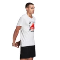Pánske tričko adidas  Fast GFX white