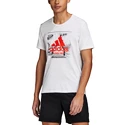 Pánske tričko adidas  Fast GFX white