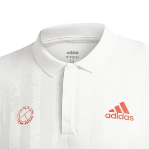 Pánske tričko adidas  Freelift Polo Aeroready White