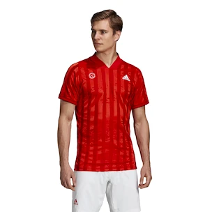 Pánske tričko adidas  Freelift Tee Aeroready Scarlet