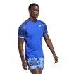 Pánske tričko adidas  Melbourne Ergo Tennis HEAT.RDY Raglan T-Shirt Blue