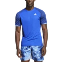 Pánske tričko adidas  Melbourne Ergo Tennis HEAT.RDY Raglan T-Shirt Blue