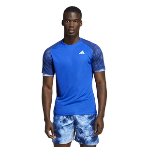 Pánske tričko adidas  Melbourne Ergo Tennis HEAT.RDY Raglan T-Shirt Blue