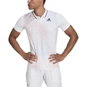 Pánske tričko adidas  Melbourne Freelift Polo White