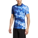 Pánske tričko adidas  Melbourne Tennis HEAT.RDY FreeLift Polo Shirt Blue