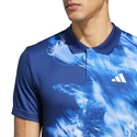 Pánske tričko adidas  Melbourne Tennis HEAT.RDY FreeLift Polo Shirt Blue