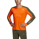 Pánske tričko adidas Own The Run LS Tee oranžové