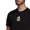 Pánske tričko adidas  Paris Tennis Graphic Black