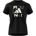 Pánske tričko adidas  Performance Run Logo 1 Black