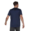 Pánske tričko adidas  Primeblue Designed 2 Move Sport 3-Stripes Tee Crew Navy