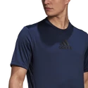 Pánske tričko adidas  Primeblue Designed 2 Move Sport 3-Stripes Tee Crew Navy