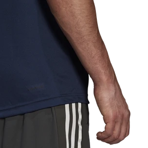 Pánske tričko adidas  Primeblue Designed 2 Move Sport 3-Stripes Tee Crew Navy
