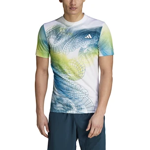 Pánske tričko adidas  Printed Tee Pro White