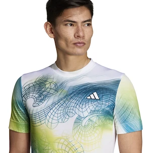 Pánske tričko adidas  Printed Tee Pro White