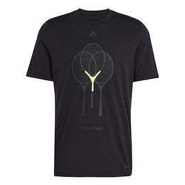 Pánske tričko adidas Rackets Graphic Tee Black