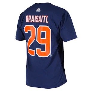 Pánske tričko adidas Silver NHL Edmonton Oilers Leon Draisaitl 29