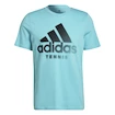 Pánske tričko adidas  Tennis Category Graphic T-Shirt Aqua