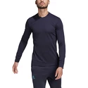 Pánske tričko adidas  Tennis Freelift LS Tee Shadow Navy