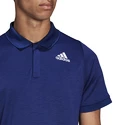 Pánske tričko adidas  Tennis Freelift Polo T-Shirt Victory Blue/White
