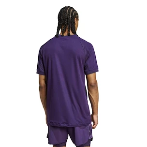Pánske tričko adidas  Tennis Pro Climacool+ FreeLift T-Shirt Aurora Plum