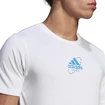 Pánske tričko adidas  Thiem Graphic Tee White