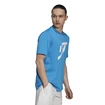 Pánske tričko adidas  Thiem Logo Graphic Tee Blue