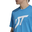 Pánske tričko adidas  Thiem Logo Graphic Tee Blue