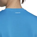 Pánske tričko adidas  Thiem Logo Graphic Tee Blue