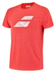 Pánske tričko Babolat  Exercise Big Flag Tee Men Poppy Red