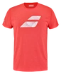 Pánske tričko Babolat  Exercise Big Flag Tee Men Poppy Red