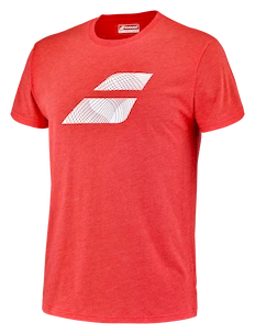 Pánske tričko Babolat  Exercise Big Flag Tee Men Poppy Red